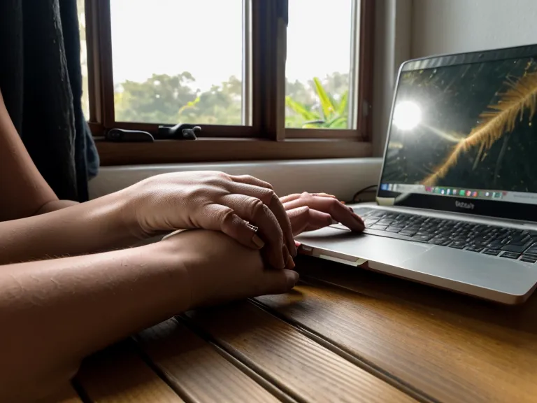 Primer plano de una pantalla de laptop con código R y un mapa de calor ecológico.